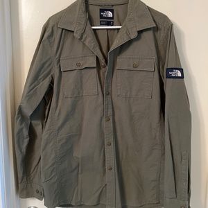 Men's medium The North Face cotton button up shirt